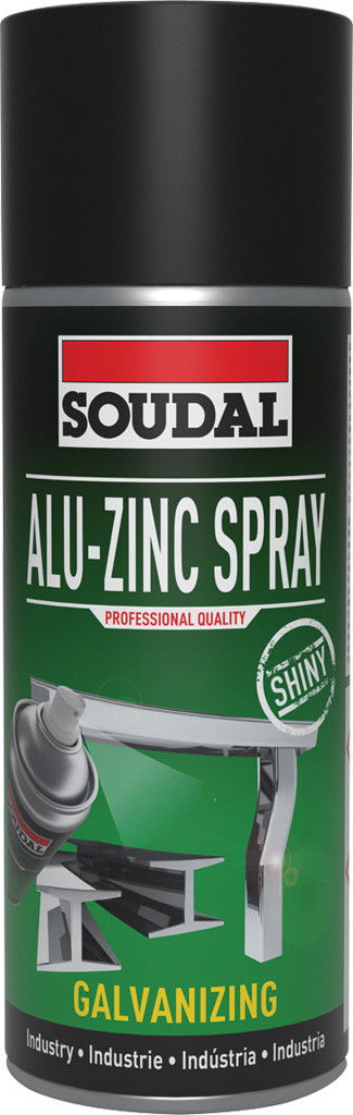 Soudal Alu-cink spray (fényes), 400 ml termék fő termékképe