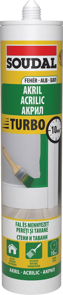 Soudal Akril expressz tömítő, 280 ml, fehér termék fő termékképe
