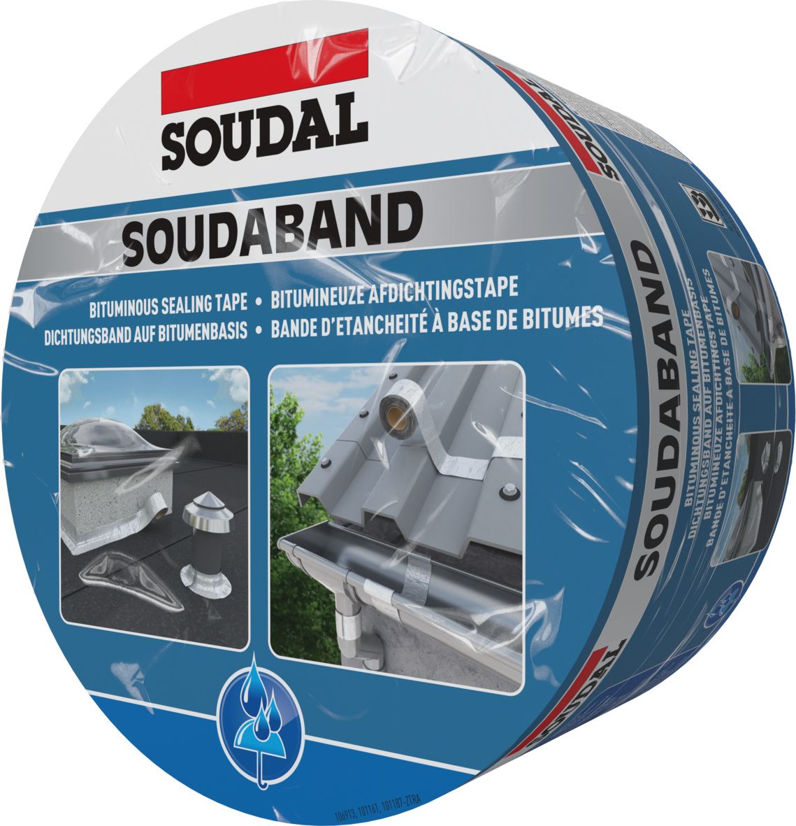 Soudal Soudaband öntapadó tömítőszalag, 10 cm x 10 m termék fő termékképe