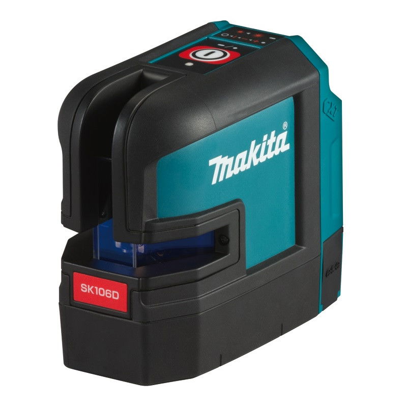 Makita SK106DZ 12V max CXT akkus kereszt- és pontlézer, piros (akku és töltő nélkül) termék fő termékképe