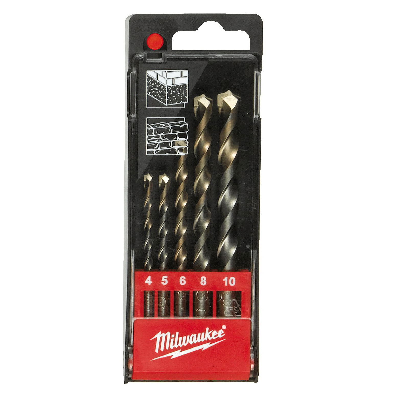 Milwaukee Betonfúró készlet, hengeres befogású, 5 darabos termék fő termékképe