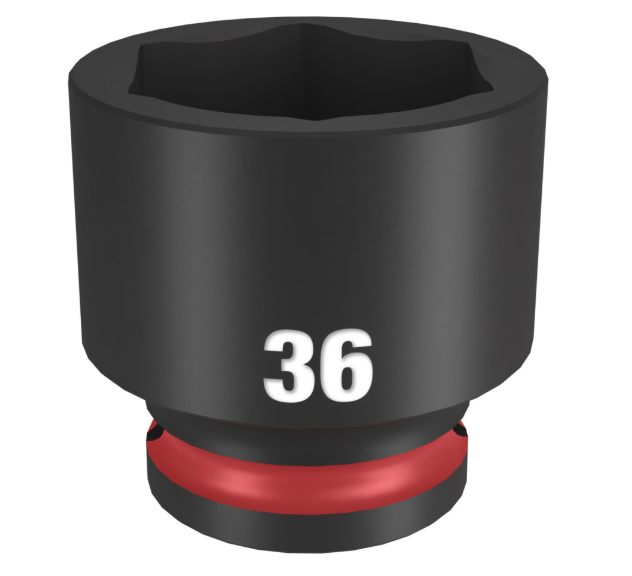 Milwaukee Shockwave Impact Duty™ 1/2"-os gépi dugókulcs fej, rövid, 6-lapú, 36 mm termék fő termékképe
