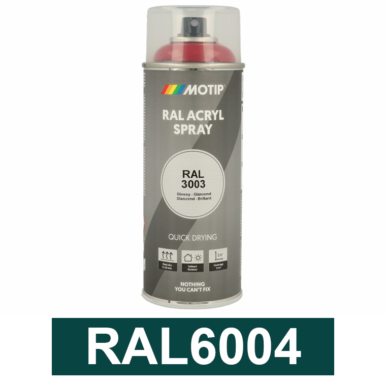Motip Ipari festék spray, RAL6004, 400 ml termék fő termékképe
