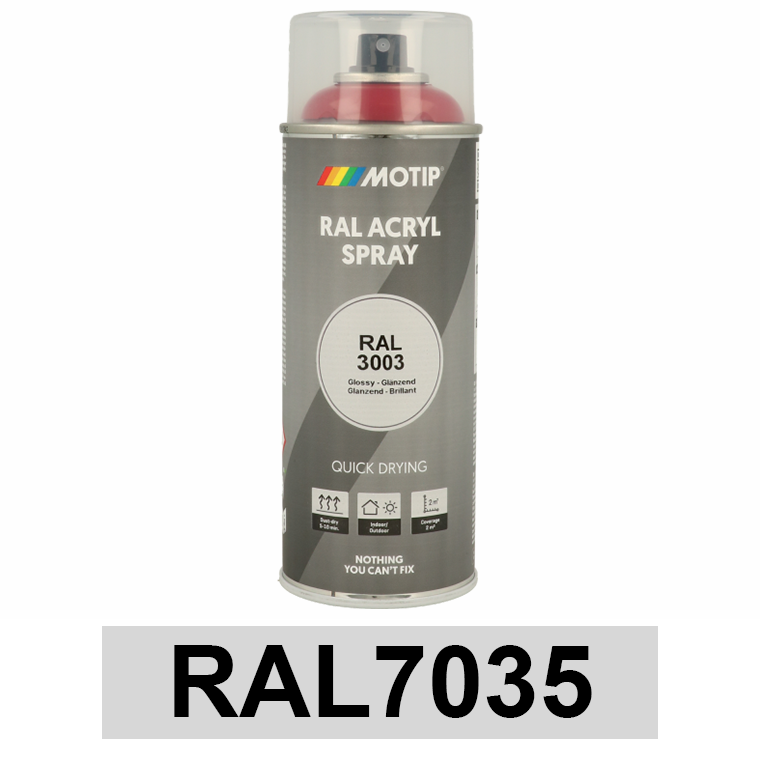 Motip Ipari festék spray, RAL7035, 400 ml termék fő termékképe