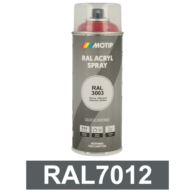 Motip Ipari festék spray, RAL7012, 400 ml termék fő termékképe