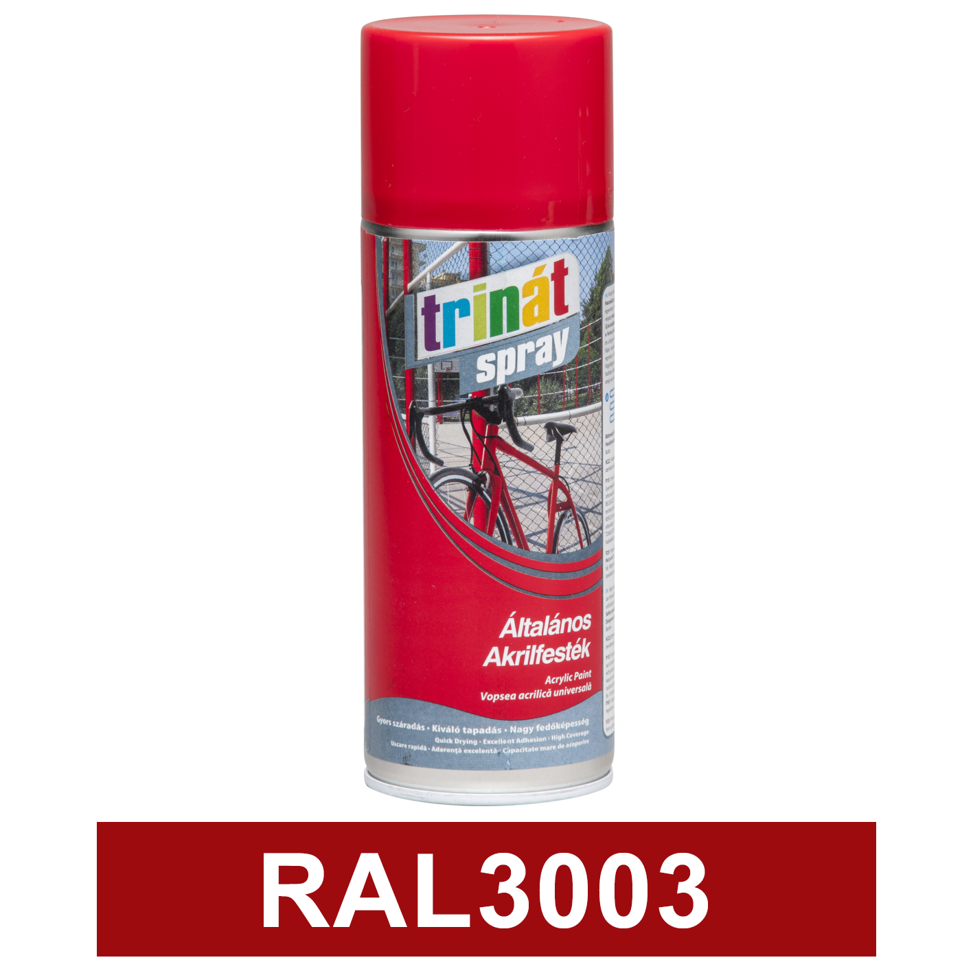 Trinát Általános akrilfesték spray, RAL3003, 400 ml termék fő termékképe